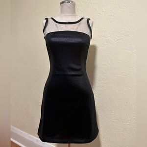 VERSACE versus black shimmer dress